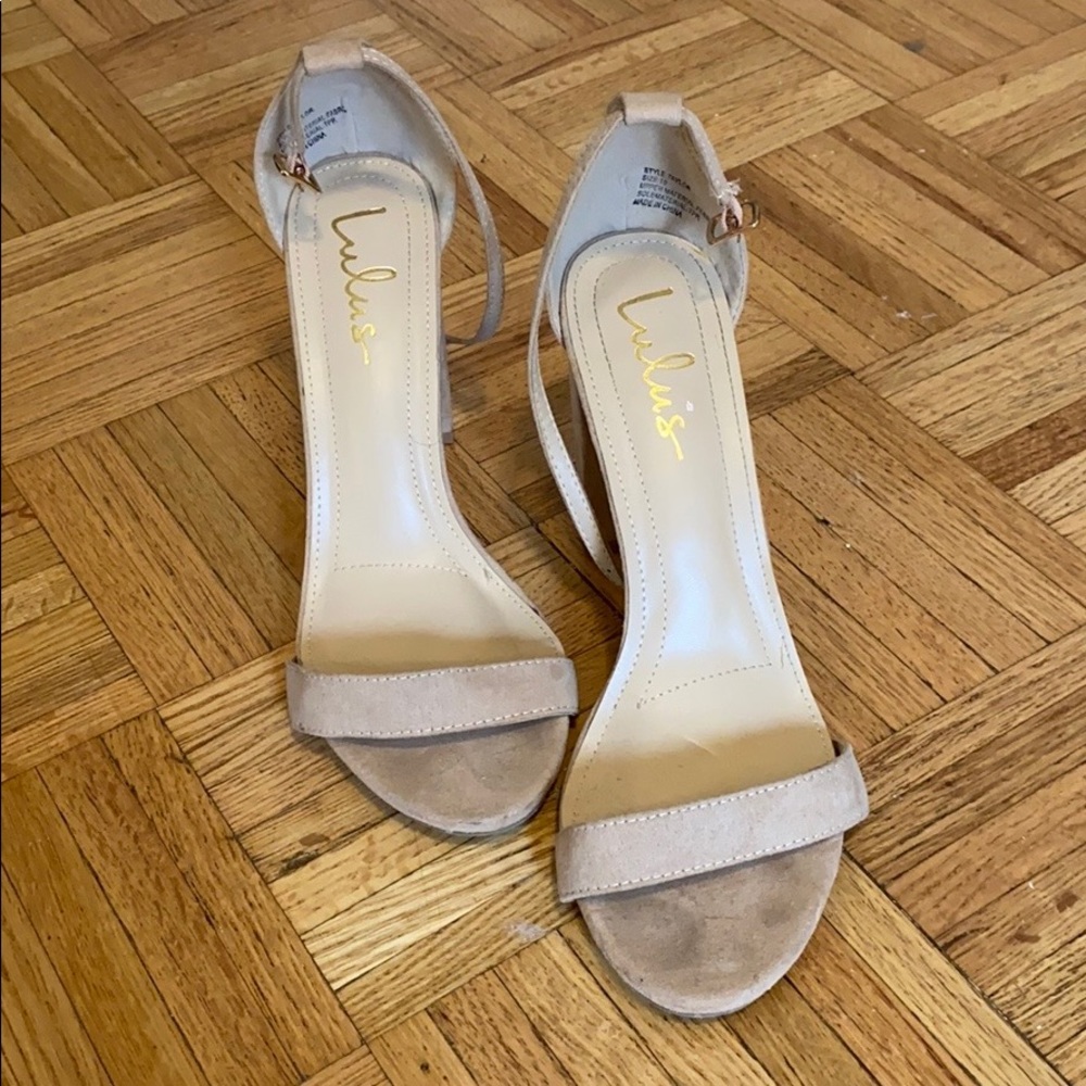 Nude Strappy Heel